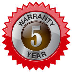 5 year warranty image