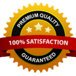 100% satisfaction badge